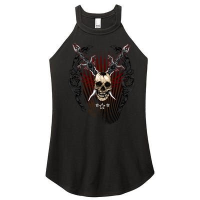 Loyal Enemy Skulls Women's Perfect Tri Rocker Tank