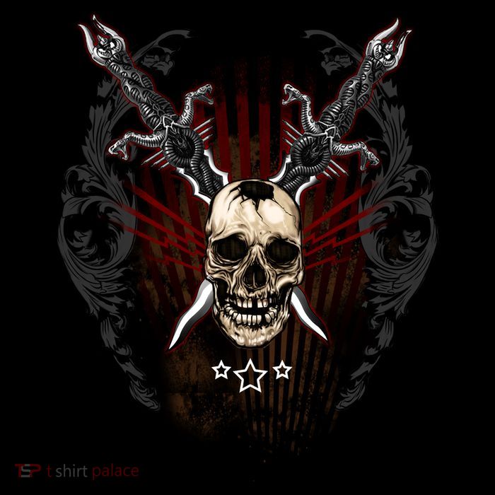 Loyal Enemy Skulls Women's V-Neck T-Shirt