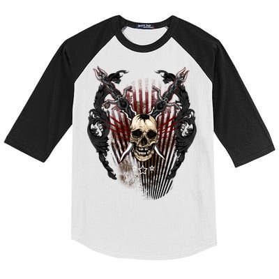 Loyal Enemy Skulls Kids Colorblock Raglan Jersey