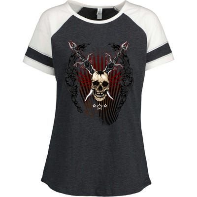 Loyal Enemy Skulls Enza Ladies Jersey Colorblock Tee