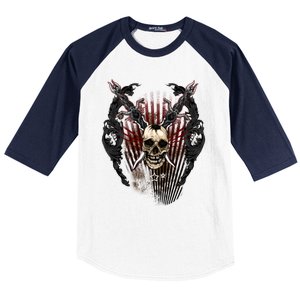 Loyal Enemy Skulls Baseball Sleeve Shirt