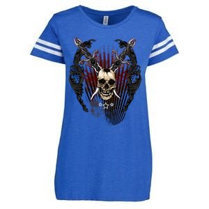 Loyal Enemy Skulls Enza Ladies Jersey Football T-Shirt