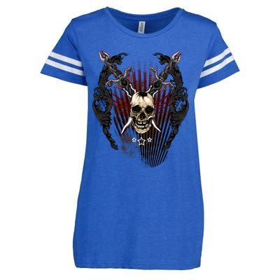 Loyal Enemy Skulls Enza Ladies Jersey Football T-Shirt