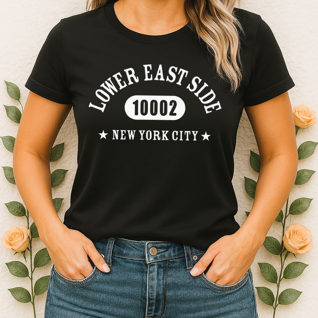Lower East Side New York City 10002 Nyc Athletic Design Womens T-Shirt