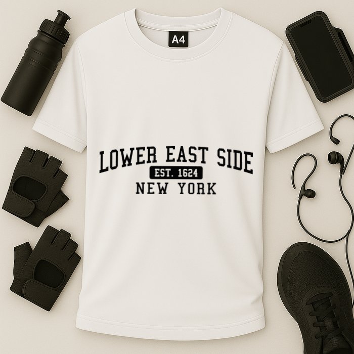 Lower East Side Manhattan New York Cooling Performance Crew T-Shirt