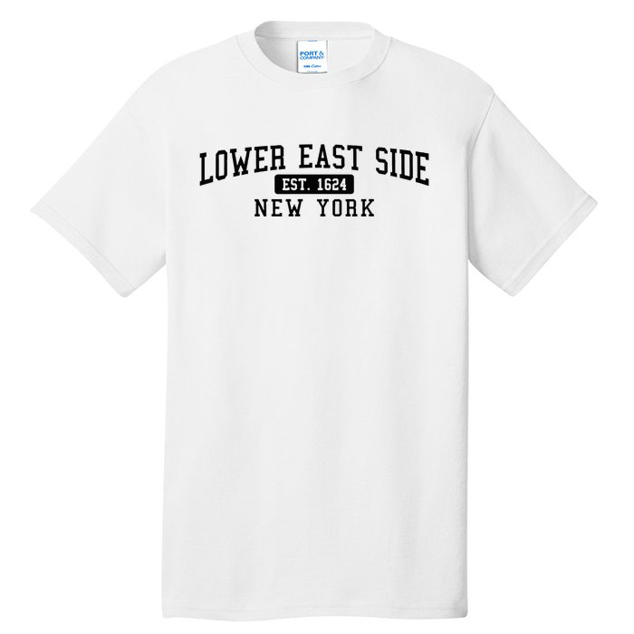 Lower East Side Manhattan New York Tall T-Shirt