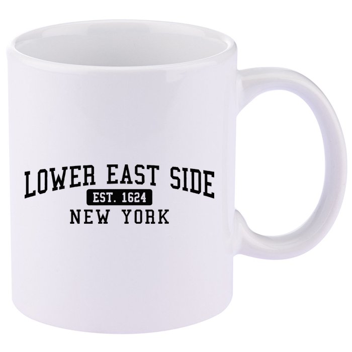 Lower East Side Manhattan New York 11oz C Handle Ceramic Mug