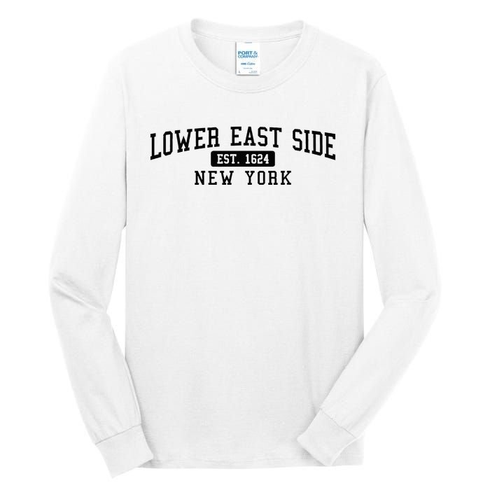 Lower East Side Manhattan New York Tall Long Sleeve T-Shirt