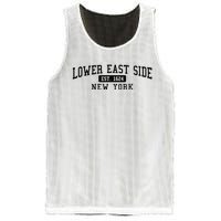 Lower East Side Manhattan New York Mesh Reversible Basketball Jersey Tank