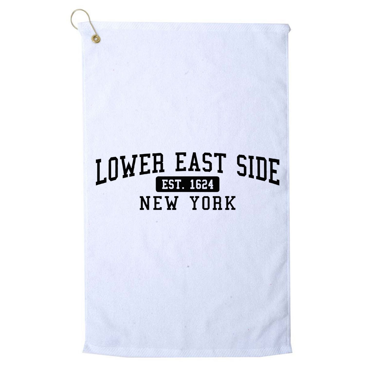 Lower East Side Manhattan New York Golf Towel