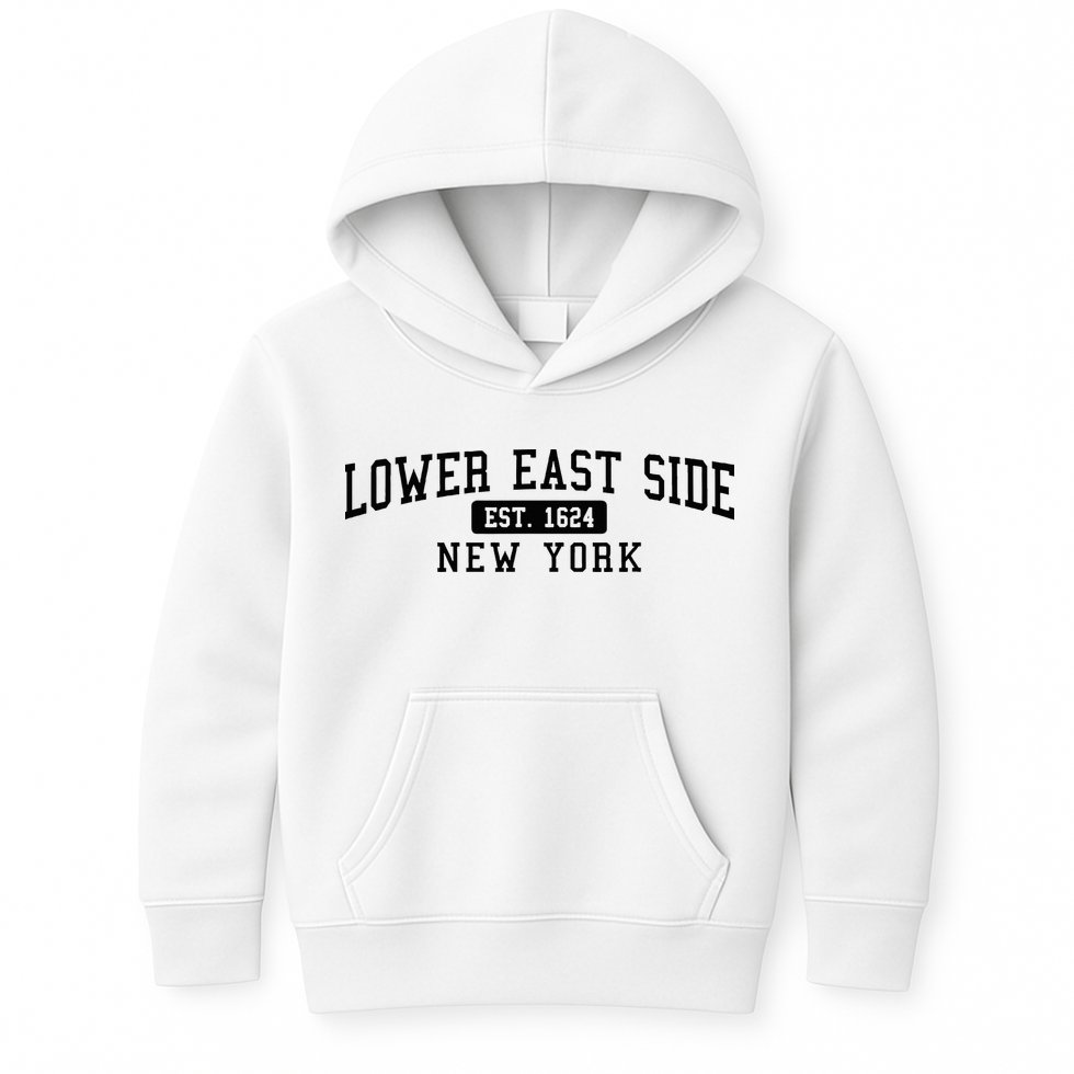 Lower East Side Manhattan New York Kids Hoodie