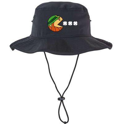 Leprechaun Eating Shamrock Bucket Hat