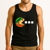 Leprechaun Eating Shamrock Tank Top