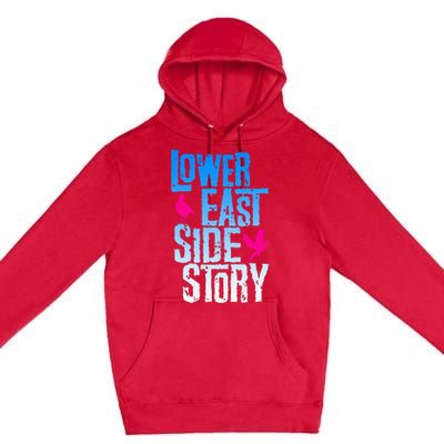 Lower East Side Story Blue Premium Pullover Hoodie