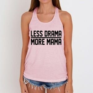 Less Drama More Mama Women's Knotted Racerback Tank