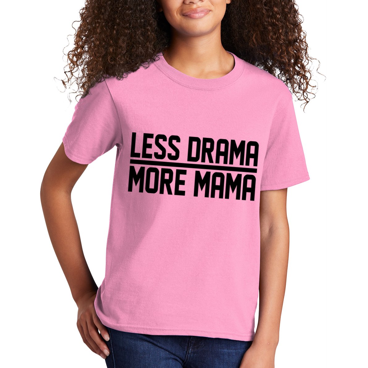 Less Drama More Mama Kids T-Shirt