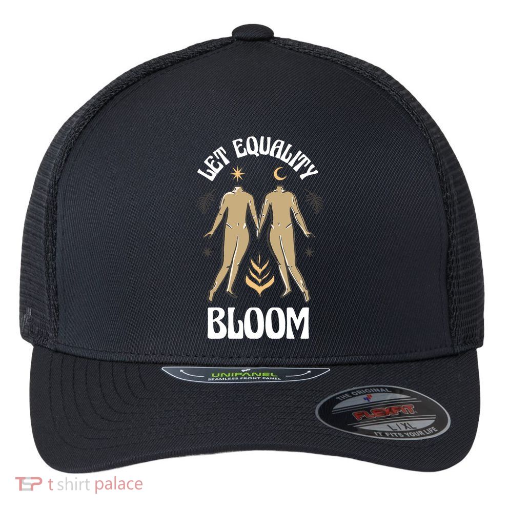 Let Equality Bloom Flexfit Unipanel Trucker Cap