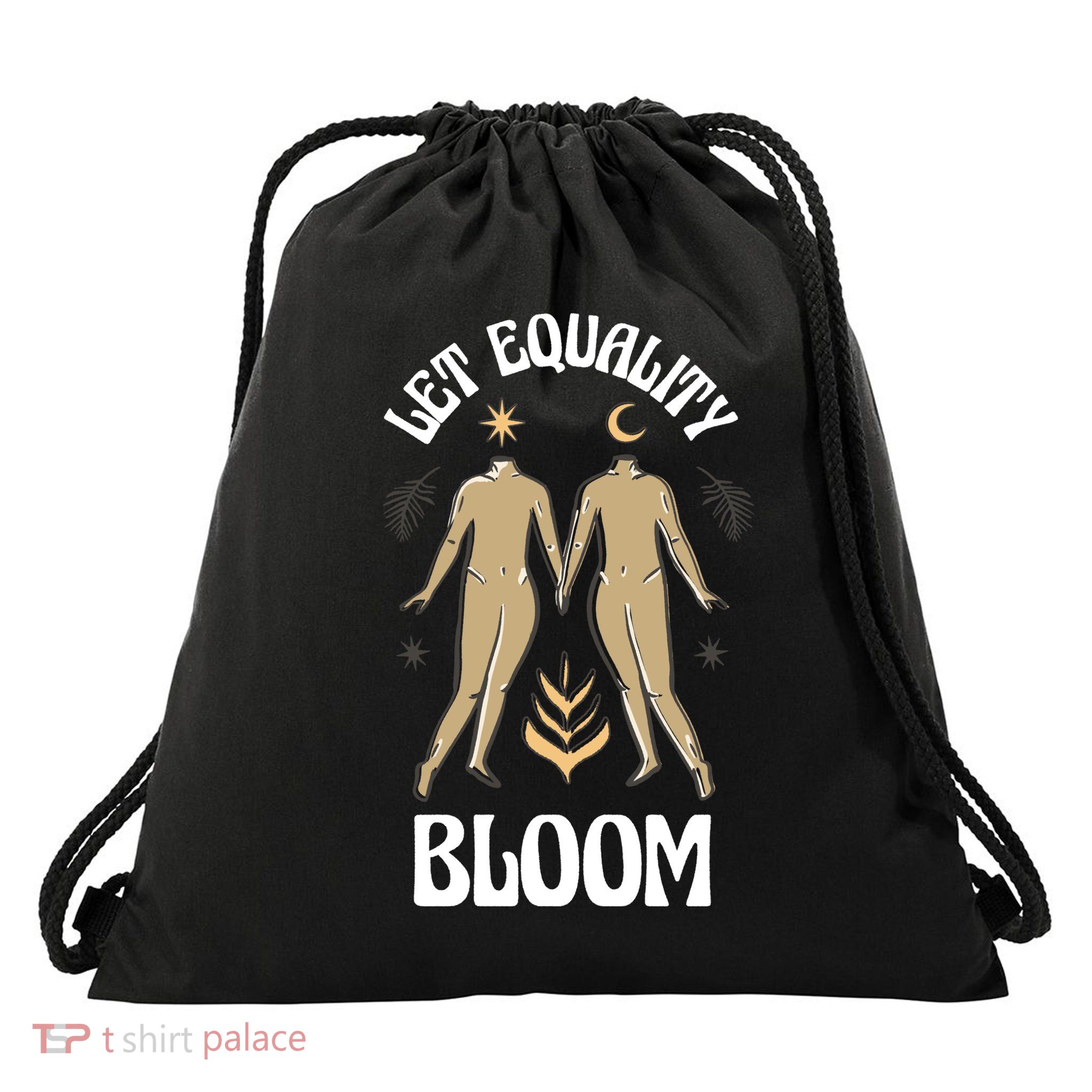 Let Equality Bloom Drawstring Bag