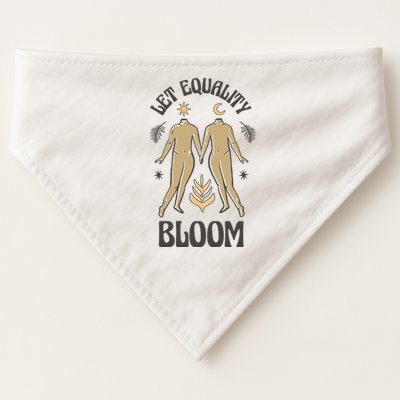 Let Equality Bloom USA-Made Doggie Bandana