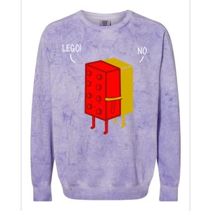 Let Go No Funny Colorblast Crewneck Sweatshirt