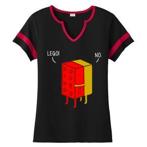 Let Go No Funny Ladies Halftime Notch Neck Tee