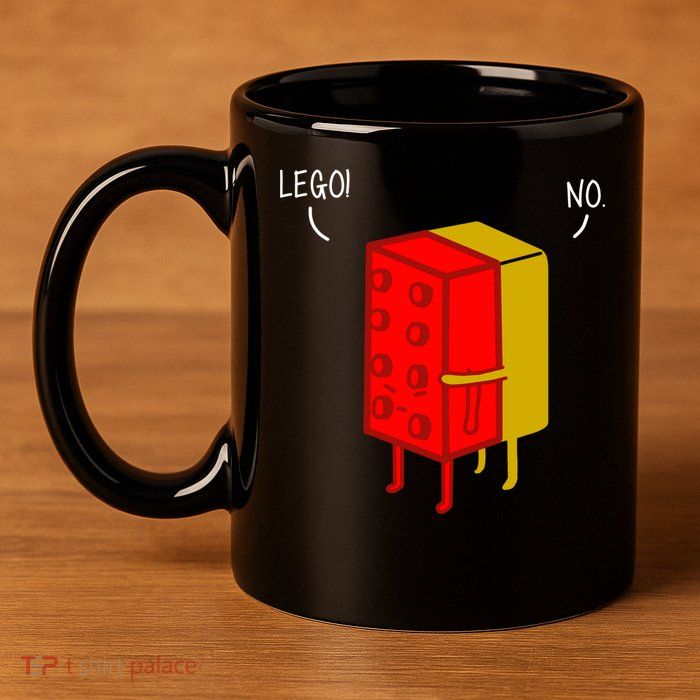 Let Go No Funny 11oz C Handle Ceramic Mug