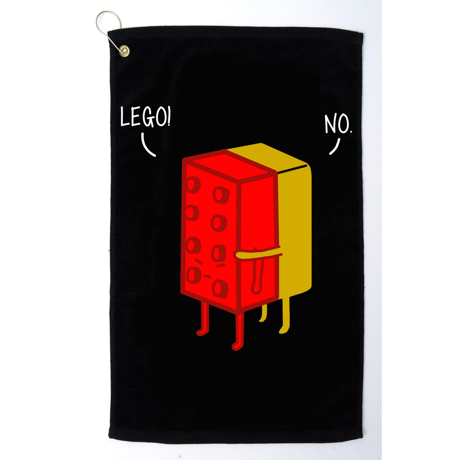 Let Go No Funny Golf Towel
