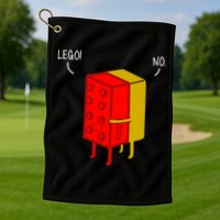 Let Go No Funny Golf Towel