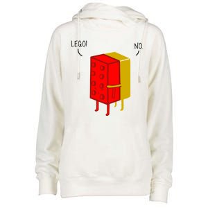 Let Go No Funny Womens Funnel Neck Pullover Hood