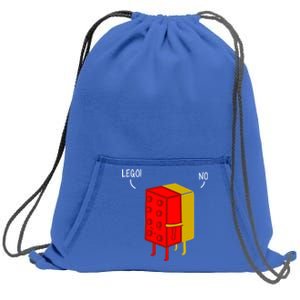 Let Go No Funny Sweatshirt Cinch Pack Bag