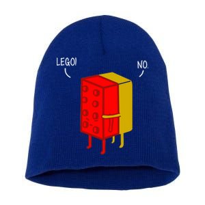 Let Go No Funny Short Acrylic Beanie