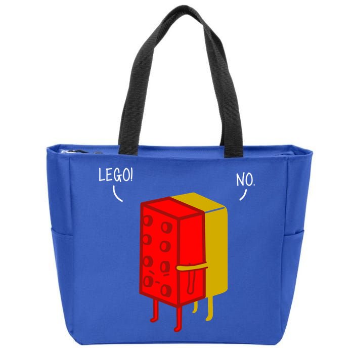 Let Go No Funny Zip Tote Bag