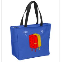 Let Go No Funny Zip Tote Bag