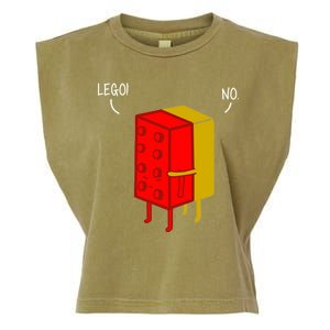 Let Go No Funny Garment-Dyed Women's Muscle Tee