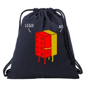 Let Go No Funny Drawstring Bag