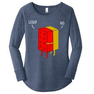 Let Go No Funny Women's Perfect Tri Tunic Long Sleeve Shirt