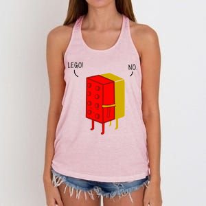 Let Go No Funny Women's Knotted Racerback Tank