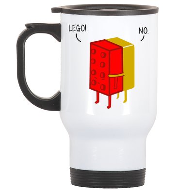 Let Go No Funny Stainless Steel Travel Mug