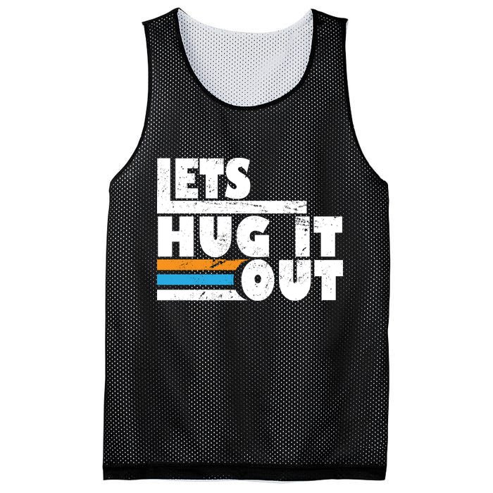Let Hug It Out Mesh Reversible Basketball Jersey Tank