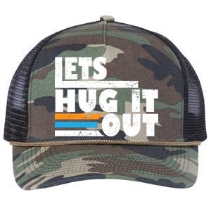 Let Hug It Out Retro Rope Trucker Hat Cap