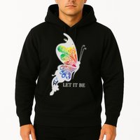 Let It Be Colorful Butterfly Hoodie