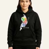 Let It Be Colorful Butterfly Hoodie