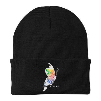 Let It Be Colorful Butterfly Beanie