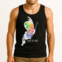 Let It Be Colorful Butterfly Tank Top