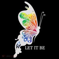 Let It Be Colorful Butterfly Tank Top