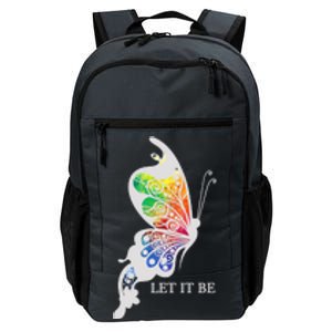 Let It Be Colorful Butterfly Daily Commute Backpack