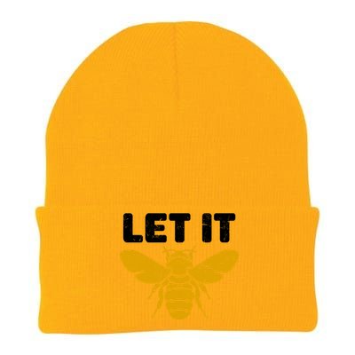 Let It Bee Knit Cap Winter Beanie