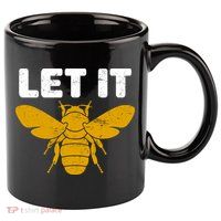 Let It Bee 11oz C Handle Ceramic Mug
