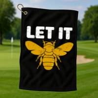 Let It Bee Golf Towel