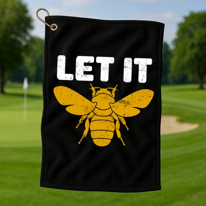 Let It Bee Golf Towel